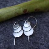 *SOLD OUT* Three moons sterling silver earrings