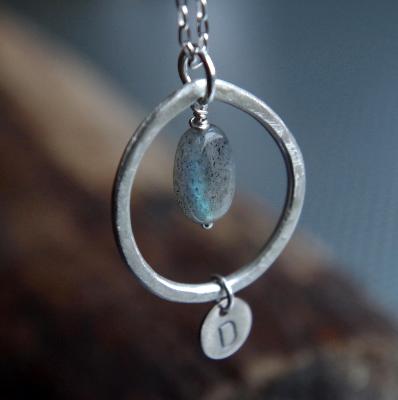 *SOLD OUT* Sterling Silver and Labradorite necklace 
