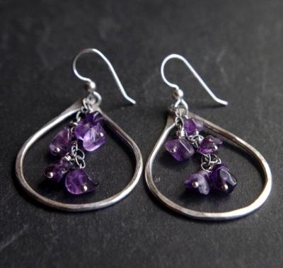 Purple Rain Amethyst earrings