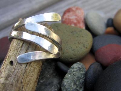 *SOLD OUT* Sterling silver ring "Arms wide open"