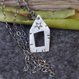 *SOLD OUT* Little barn sterling silver pendant