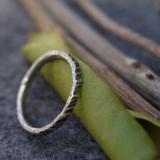 *SOLD OUT* Hammered silver stacking ring