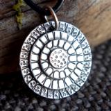*SOLD OUT* Artisan Sterling silver necklace - Mandala circles