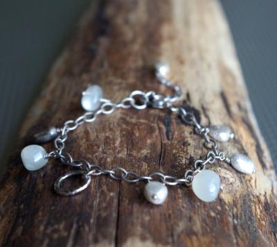 Stargazer - Sterling Silver gemstone bracelet